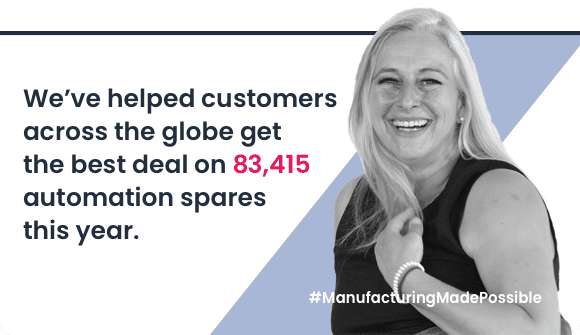 We’ve helped customers across the globe get the best deal on 83,415 automation spares this year.